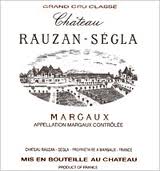 Étiquette de Château Rauzan-Ségla 