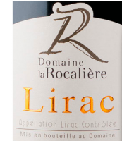 Étiquette de Domaine la Rocalière - Lirac - Rouge 