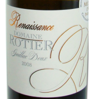 Étiquette de Domaine Rotier - Cuvée Renaissance - Blanc doux 