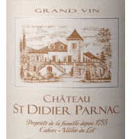Étiquette de Château Saint Didier Parnac 