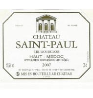 tiquette de Chteau Saint Paul 