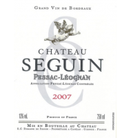 Étiquette de Château de Seguin - Pessac Leognan 