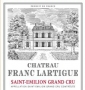 Étiquette de Château Franc Lartigue 