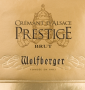 Étiquette de Wolfberger - Prestige
