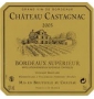 Étiquette de Château Castagnac - Bordeaux supérieur 
