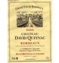 Étiquette de David Queynac - Bordeaux supérieur