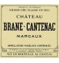Étiquette de Château Brane-Cantenac 