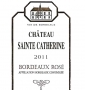 Étiquette de Château Sainte Catherine - Rosé 