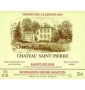 Étiquette de Château Saint Pierre - Saint Julien cru classé 