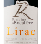 Étiquette de Domaine la Rocalière - Lirac - Rouge 