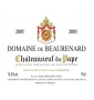 Étiquette de Domaine de Beaurenard - Châteauneuf-du-Pape - Rouge 