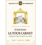 Étiquette de Château la Tour Carnet - Rouge 
