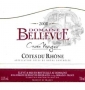 Étiquette de Domaine de Bellevue Meger - Cuvée Meger - Rouge 