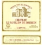 Étiquette de Château le Pavillon de Boyrein 