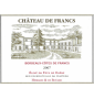Étiquette de Château de Francs 