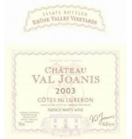 Étiquette de Château Val Joanis blanc 
