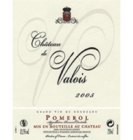 Étiquette de Château de Valois 