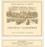 Étiquette de Château Vannières - Rosé 