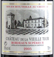 Étiquette de Château de la Vieille Tour - Héritage 