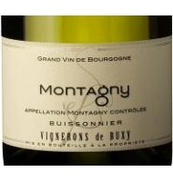 tiquette de Vignerons de Buxy - Buissonnier - Montagny