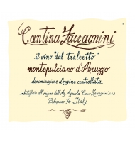 Étiquette de Zaccagnini - Tralcetto - Montepulciano